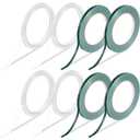 8 Rolls Floral Arranging Tape, Multipurpose Adhesive Florist Tapes Waterproof Florist Tape 0.24" Flower Stem Wrap Tapes Floral Wrap for Fresh Flower for Wedding Bouquet Stem Wrapping Crafts