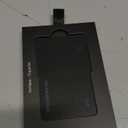 SPOTMINDERS Apple MFi Certified Wallet Tracker Works With Apple Find My Tracking Card for Wallet Card Rechargeable IP68 Waterproof 0.07in Slim iPhone Item Finder for Luggage Tags Purse Gifts for Women (Black (Pack of 1))