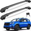 KINGGERI 300lbs Lockable Roof Rack Cross Bars Compatible with Honda Pilot 2023-2026 Sport TrailSport Touring Elite with Raised Rails, Aluminum Crossbars Rooftop Racks Carrier