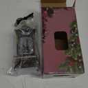 Christmas Tree Scene Snow Globes with Present Boxes, Glittering Lantern USB or Battery Powered Desktop Ornament and Christmas Decoration