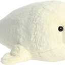 Aurora Adorable Super Flopsie Baby Harp Seal Stuffed Animal - Playful Ease - Timeless Companions - White 30 Inches