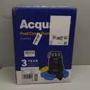 Acquaer Automatic Swimming Pool Cover Pump, Submersible Sump Pump with 3/4” Check Valve Adapter & 25ft Power Cord, Water Removal for Pool, Hot Tubs, Rooftops, Water Beds and More, 1/3 HP 2950 GPH