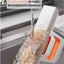 Mini Foldable Desktop Sponge Mop - Portable No-Mess Cleaning Pad for Small Spaces, Kitchen, Car Glass, Tile & Multi-Surfaces