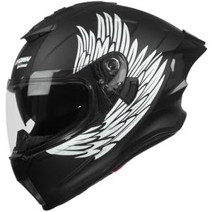 Crown Racing Motorcycle Helmets, Full Face Motorcycle Street Bike Helmet, DOT Approved Model-LW600