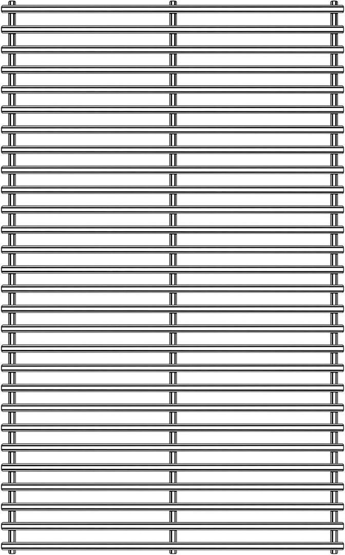 1 Pack 93001 Gas Grill Steel Wire Cooking Grid Rock Grates Replacement Parts for Arkla Models,for Broilmaster Models,for Charmglow Models,12 1/4 inch x 20 1/8 inch