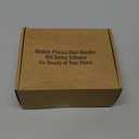 Estmoon 1 Pack Door Handle Black Interior Door Knobs, Keyless Privacy Door Lock for Bathroom, Heavy Duty Zinc Alloy, Door Lever Set for Bedroom Bathroom