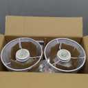 Sucolite Small 11.8" Table Lamps Set of 2, Bedside Nightstand Lamps for Bedroom Kids Room, Cute Desk Lamps with Studded Texture Base for Reading Nursery Living Room Office, White