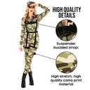 Morph Army Costume Women, Camo Womens Costume, Swat Halloween Costumes For Women, Womens Halloween Costumes (X-Large)