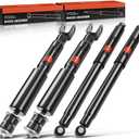 A-Premium Front and Rear Shock Absorbers Struts Compatible with Chevrolet GMC Silverado 1500 Sierra 1500 (Classic) 1999-2007 -[4WD, Exc. Electronic Suspension & Quadrasteer]