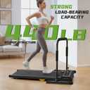 Walking Pad Handle Bar (Handle Only), Compatible with 24.4" Wide Walking Pads, Adjustable Height (Up to 43.3"), Parallel Bars, Non-Slip Base, Sturdy Support,Tool-Free Assembly