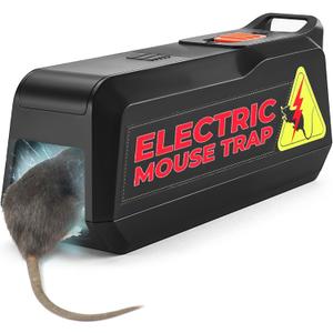 Teal Elite Electric Mouse Trap - Electronic Rodent Zapper for Indoors & Home - Humane & Effective Mouse Traps - Reusable, No Touch Mouse Killer - Safe & Easy to Use (Pack 1)