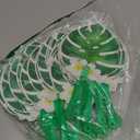 50 Pcs Luau Hawaiian Hand Fans Tropical Palm Leaves Plastic Handle Cardstock Paper Wedding Fans Photo Props for Guests Decoration Hawaiian Luau Party Favors