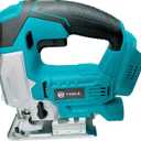 Cordless Jig Saw Electric Curved Power Tool for PVC Metal Cutting (No Battery)