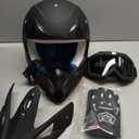 Kids Dirt Bike Helmets Youth Motorcycle Helmet, Kids Motorcycle Full Face Helmet for Off-Road, ATV, UTV, Street Riding with Goggles Gloves, DOT Approved