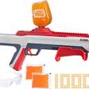 NERF Pro Gelfire Raid Blaster, Fire 5 Rounds at Once, 10,000 Gel Rounds, 800 Round Hopper, Eyewear, Toys for Teens Ages 14 & Up, Large