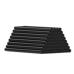 Black Hot Glue Sticks 4" Long 0.27" Dia, Mini Size Glue Sticks for Glue Gun, Dual Temp All Purpose Craft Adhesive, 60-Pack