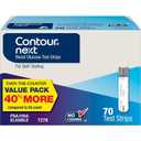 Ascensia Contour Next Blood Glucose Test Strips for Diabetes  70 Count (1 Pack) - Accurate, No Coding, Second-Chance Sampling, Compatible with All Contour Next Meters for Easy Blood Sugar Testing, EXP: 04/30/27