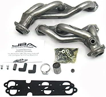 JBA 1840S 1-1/2" Shorty Stainless Steel Exhaust Header for GM Full Size Truck 4.3L 88-95