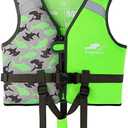 Gogokids Kids Swim Vest Float Jacket for 30-50 lbs 2-6 Years - Toddler Flotaties Swimming Pool Vest for Boys Girls Swimming Learning M