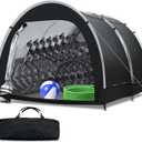 Outdoor Storage Sheds - Bike Tent Waterproof, Upgraded Larger 6.6x7.9x5.6ft Garage Shelters, Bicycle Tent Sheds with Dual-Doors for Motorcycle, Lawn Mower, Garden Tools, Bike Storage/Bike Shed - Large