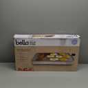bella 12" x 22" Electric Griddle with Ever Good Ceramic Nonstick Coating, Removable Temperature Probe, Dishwasher-Safe Drip Tray & Cool Touch Handles, Cook up to 15 Eggs, 1500 Watt, Oat milk