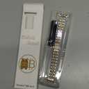 Wipalor Thin Classic Metal Chain Band Fit Slim Apple Watch Bands for women 42mm 41mm 40mm 38mm, Dressy Designer Stainless Steel iWatch Bands for iPhone Watch Bands Series 11 10 9 SE 8 7 6 5 4 3 2 1 Starlight/Gold