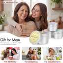 Mothers Day Gifts for Mom from Daughter Son - Birthday Gifts for Moms, New Mom Candle Gift Set, 17.4 oz 4-Pack Aromatherapy Candles, 120H Burn - Lavender | Lemon | Rose & Bergamot