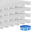 Frienda 33 Inch 24 Pcs Peel and Stick Above Ground Pool Cove Foam Long Add Protection to Swimming Pool Liner for Above Ground Pools Accessories, White