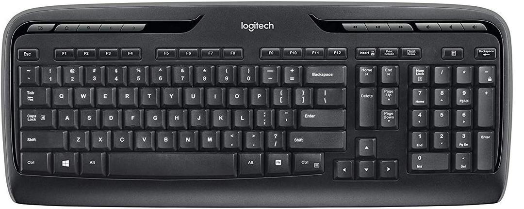 Logitech K330 Wireless Desktop MK320 Keyboard Encrypted Wireless USB Connection, Long Battery Life MK320 Combo
