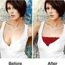 Boao 4 Pieces Women Floral Lace Bandeau Bra Strapless Cleavage Cover Tube Top Elastic Seamless Stretchy No Pad Bandeau Bra (L)