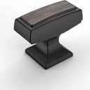 Amerdeco 10 Pack Oil Rubbed Bronze Cabinet Knobs 1.4 Inch(35mm) Single Hole Cabinet Handles Dresser Knobs Drawer Knobs and Pulls for Bathroom Cabinets