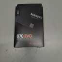 SAMSUNG 870 EVO 4TB 2.5 Inch SATA III Internal SSD (MZ-77E4T0B/AM) , Black