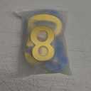 Ranslen 10 Pieces 4 Inch High House Numbers 0-9, Self-adhesive 3D Mailbox Numbers Door Address Home Number Stickers Sign for Apartment Mailbox Sign Office Hotel Room, Gold Electroplated Plastic