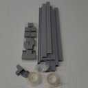 126in Cord Hider Kit, Wire Covers for TV on Wall, Paintable Cable Management Kit, Cable Cover for Mounted TV, Hide Wires Along Wall, Grey Cord Cover, 8xL15.7in W0.95in H0.55in (Medium)