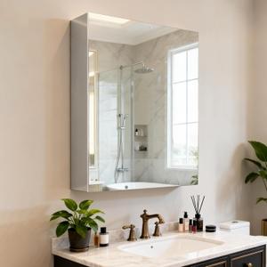 24"x 32"Bathroom Medicine Cabinet,Double-Sided Mirror Door