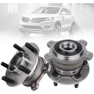 2PCS Rear Wheel Hub Assembly Pair FIT for 2013-2018 Ford Escape AWD Only, FIT for 2015-2019 Lincoln MKC AWD, Replace 512500 (AWD Splined Center)