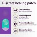 Mederma Cold Sore Discreet Patch - Hydrocolloid Gel, Relieves Redness & Swelling, Conceals Cold Sores