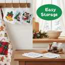 Patelai 42 Pcs Color Your Own Pot Holders Craft Project Including 30 White Pot Holders and 12 Fabric Markers for Kitchen Heat Resistant Cooking and Baking DIY & Painting Activities