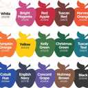 Apple Barrel Fall Colors Kit, 16 Piece Set Includes 15 Acrylic Craft Paints and 1 Mod Podge Gloss, 96426, 2 Fl Oz