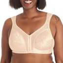 Playtex Women's Wireless Bra, Front Close, Supportive, 4695 (42DD, Light Beige)