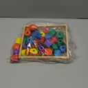 Melissa & Doug Primary Lacing Beads – 30 Wooden Beads for Crafts & 2 Laces in Toy Storage Box, Small Beads for Kids Arts and Crafts Kits, Preschool Learning Toys for Girls & Boys Ages 3+ by Melissa & Doug