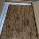 QEEIG Floating Shelves for Wall Bathroom Shelf Bedroom Kitchen Living Room Hanging Book Shelves Small Farmhouse Decor 16 inch Set of 3, Rustic Brown (015-BN3)