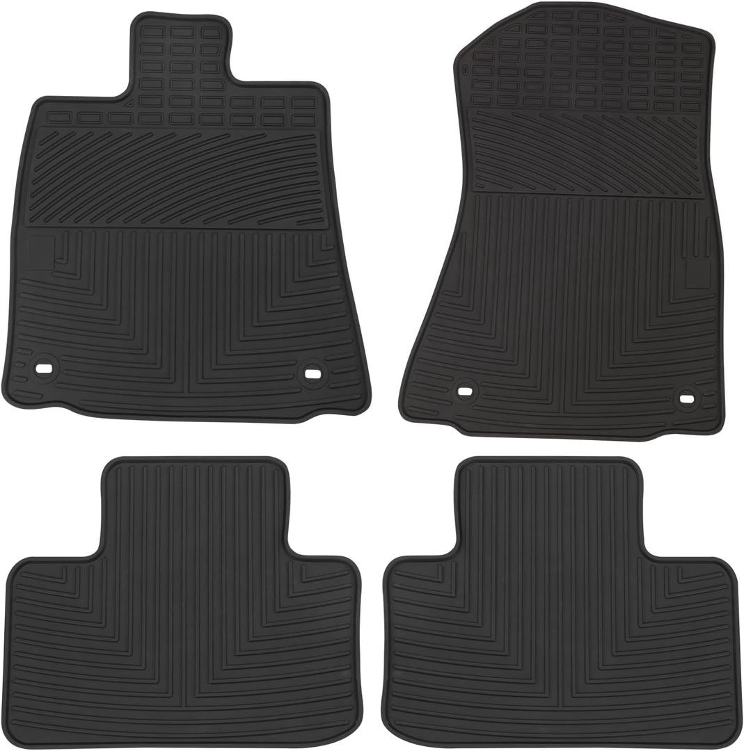 Car Floor Mats Custom Fit for Lexus is 250/IS 300/IS 350/IS 200t/IS 250f 300f 350f 2014-2025 Black Rubber Auto Liner Mats All Weather Protection