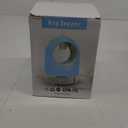 Quiet & Safe Indoor Fruit Fly Trap, Fan-Powered Insect Catcher for Kitchen - Kills Gnats, Mosquitoes, Moths, Flies with Light & Sticky Glue, Child and Pet Friendly (Blue)