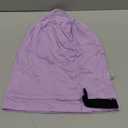 OLESILK 100% Mulberry Silk Bonnet for Sleeping Women & Men, Silk Hair Wrap for Sleeping, Purple (Medium)