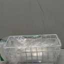 GLEAVI 2pcs Wire Hanging Storage Baskets Kitchen and Bathroom Organizer for Easy Access Wall-mounted Design for Multi-purpose Use Home Spaces