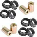 WFLNHB 4 Pcs Rear Lower Bearing Bushing Replacement for Polaris Sportsman 500 2003-2014 Replacement for 5632291 5631142 (black)