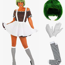 fun shack Womens Chocolate Factory Costume, Chocolate Costume Adult, Book Character Halloween Costumes for Women, XL