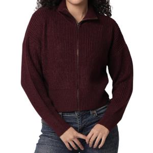 Long Sleeve Cardigan Women Zip up Sweater | Easy to Style Womens Soft Knit Lightweight Cardigan Sweaters (M)