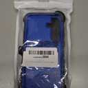 for Samsung Galaxy S25 Plus Case, with HD Tempered Glass Screen Protector, Heavy Duty Shockproof Drop Protective Rugged Tough Durable Phone Cover (with Belt Clip-Dark Blue)